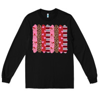 Black valentine's day brushstrokes Long Sleeve Tee - RanaPortraitStore