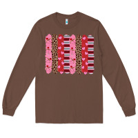 Chestnut valentine's day brushstrokes Long Sleeve Tee - RanaPortraitStore