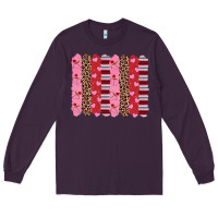 Plum valentine's day brushstrokes Long Sleeve Tee - RanaPortraitStore