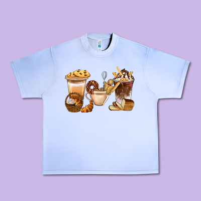 Bakery Coffee Cups With Cookie Bbs Urban Heavy Tee Designed By Bundleandbundleshop