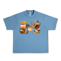 Pebble Blue Bakery Coffee Cups With Cookie Bbs Urban Heavy Tee - BundleAndBundleShop