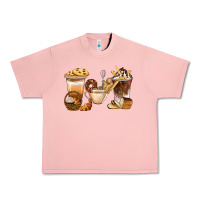 Salmon Bakery Coffee Cups With Cookie Bbs Urban Heavy Tee - BundleAndBundleShop