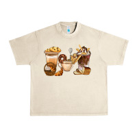 Sandshell Bakery Coffee Cups With Cookie Bbs Urban Heavy Tee - BundleAndBundleShop
