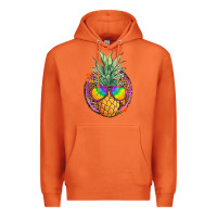 Carrot pineapple and glasses Premium Hoodie - JahusDesignShop