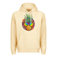 Pina Colada pineapple and glasses Premium Hoodie - JahusDesignShop