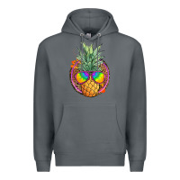 Rock pineapple and glasses Premium Hoodie - JahusDesignShop