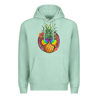 Seafoam pineapple and glasses Premium Hoodie - JahusDesignShop
