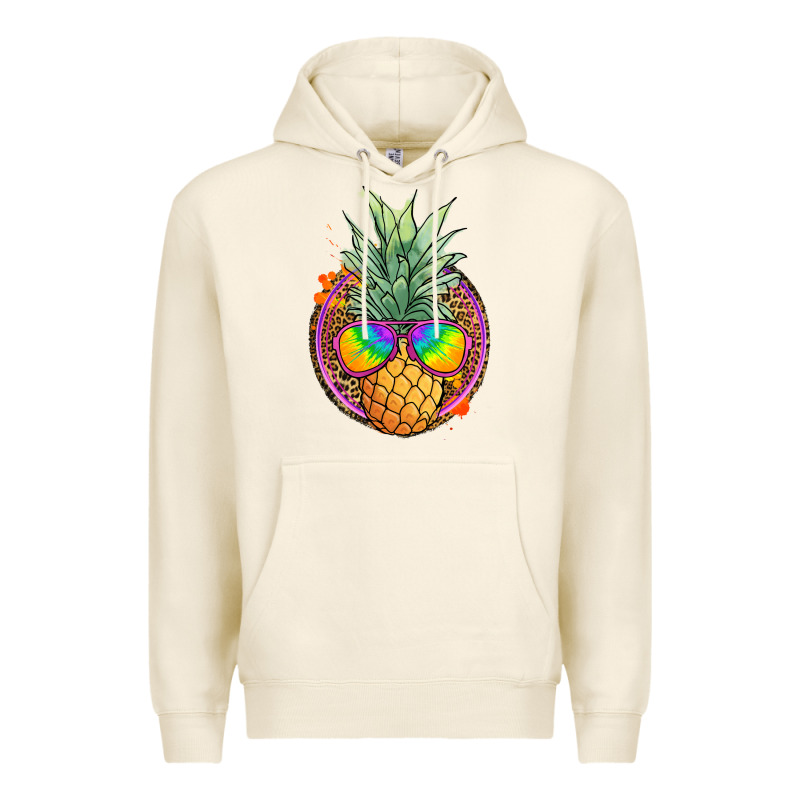 Pineapple And Glasses Premium Hoodie by JahusDesignShop | Teevron