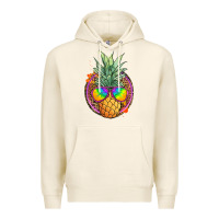 Tofu pineapple and glasses Premium Hoodie - JahusDesignShop