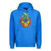 True Royal pineapple and glasses Premium Hoodie - JahusDesignShop