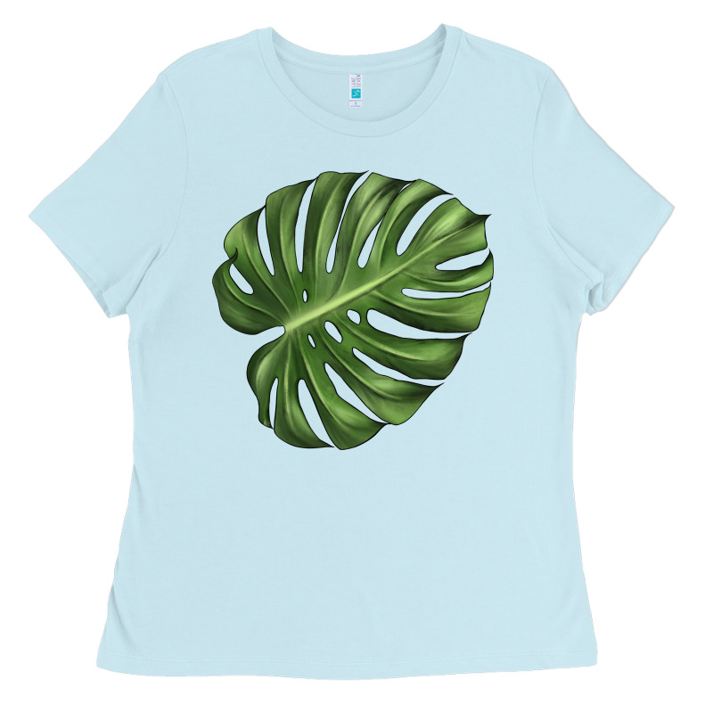 Monstera Leaf Ladies Tee by LillyAllenDesigns | Teevron