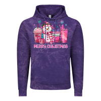 Cloud Purple merry christmas snowman coffee cups Vintage Hoodie - MaliasSmallBusiness