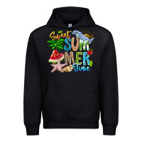 Black summer time Urban Hoodie - CowhideDigitalArt
