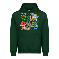 Forest Green summer time Urban Hoodie - CowhideDigitalArt