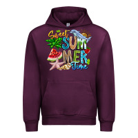 Mauve Wine summer time Urban Hoodie - CowhideDigitalArt