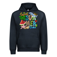 Navy summer time Urban Hoodie - CowhideDigitalArt