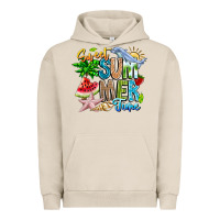 Pigment French Oak summer time Urban Hoodie - CowhideDigitalArt