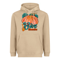 Mushroom Give Thanks Heavyweight Hoodie - FaDigitalArtStudio