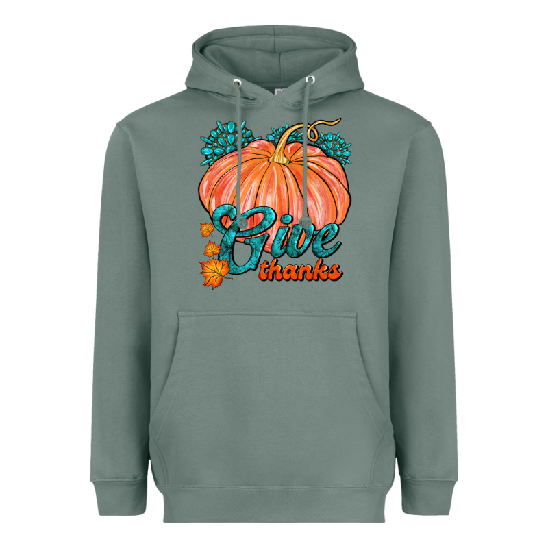 Give Thanks Heavyweight Hoodie by FaDigitalArtStudio | Teevron