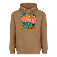Toasted Coconut Give Thanks Heavyweight Hoodie - FaDigitalArtStudio