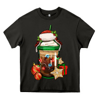 Asphalt Christmas vacation trapper hat coffee cup Heavy Core Tee - Jasminsmagicworld