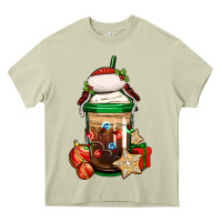 Mossy Christmas vacation trapper hat coffee cup Heavy Core Tee - Jasminsmagicworld