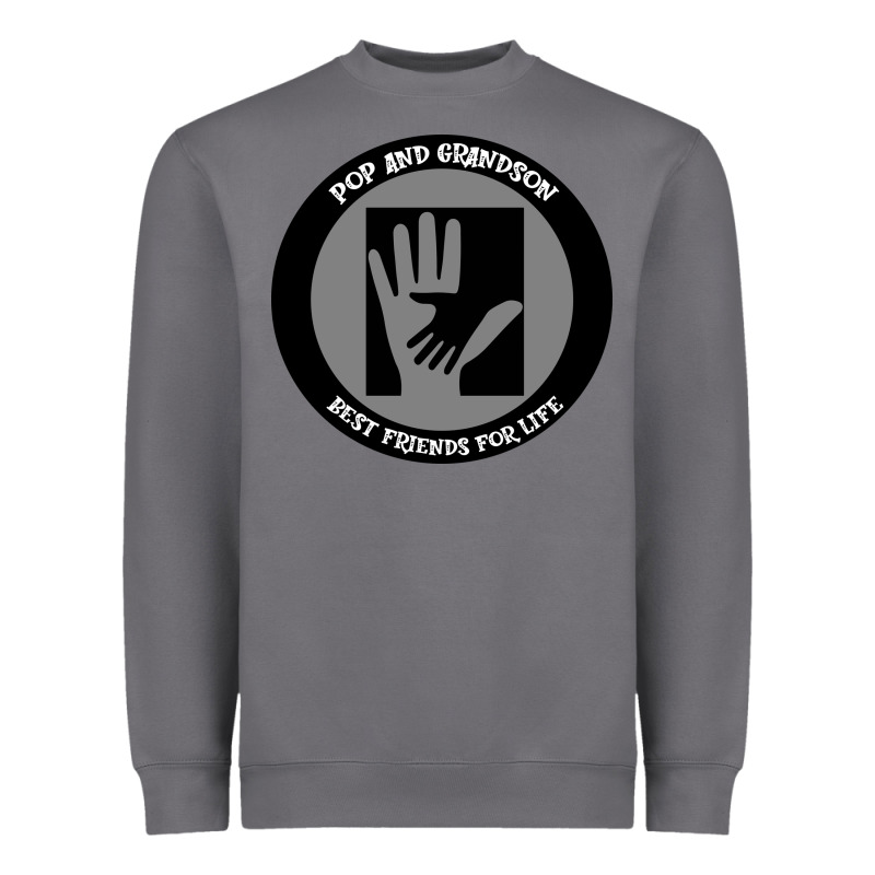 Pop Pop And Grandson Best Friends For Life Heavyweight Sweatshirt by Bettercallsaul | Teevron