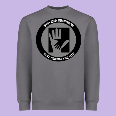 Pop Pop And Grandson Best Friends For Life Heavyweight Sweatshirt Designed By Bettercallsaul