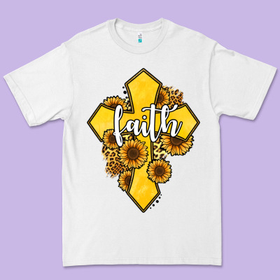 Faith Childhood Cancer Premium Tee Designed By Jasminsmagicworld