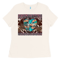 Bone western nurse stethoscope pink leopard Ladies Tee - BarkalooDesign