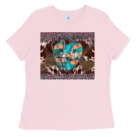 Bubblegum Pink western nurse stethoscope pink leopard Ladies Tee - BarkalooDesign