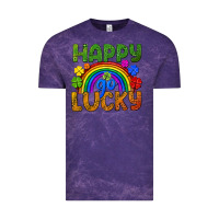 Cloud Purple Western Happy Go Lucky LGBTQ+ Vintage Tee - BundleAndBundleShop