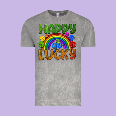 Western Happy Go Lucky Lgbtq+ Vintage Tee Designed By Bundleandbundleshop
