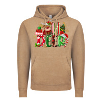 Vintage Coffee oh deer reindeer Vintage Hoodie - MaliasSmallBusiness
