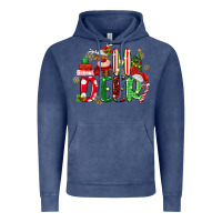 Vintage Denim oh deer reindeer Vintage Hoodie - MaliasSmallBusiness