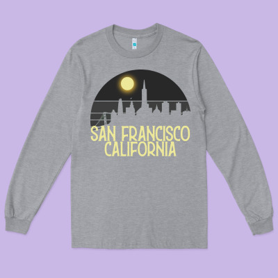 San Francisco California Long Sleeve Tee Designed By Bettercallsaul