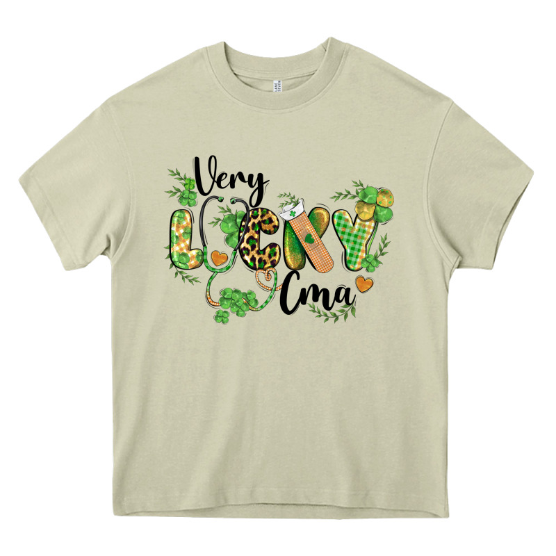 St. Patricks Day Very Lucky Cma Heavy Core Tee by BarkalooDesign | Teevron
