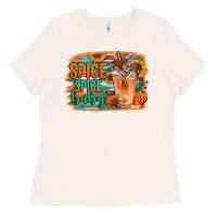 Bone spice spice baby pumpkin spice latte Ladies Tee - Jasminsmagicworld