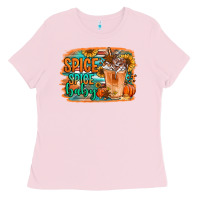 Spice Spice Baby Pumpkin Spice Latte Ladies Tee | Teevron