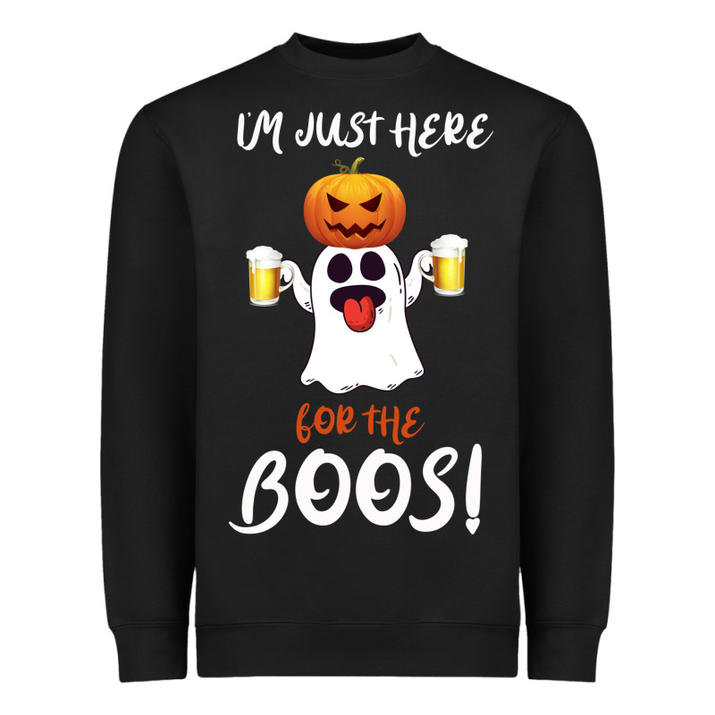 I'm Just Here For The Boos Heavyweight Sweatshirt by Bettercallsaul | Teevron