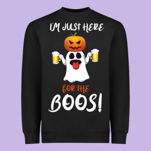 I'm Just Here For The Boos Heavyweight Sweatshirt Designed By Bettercallsaul
