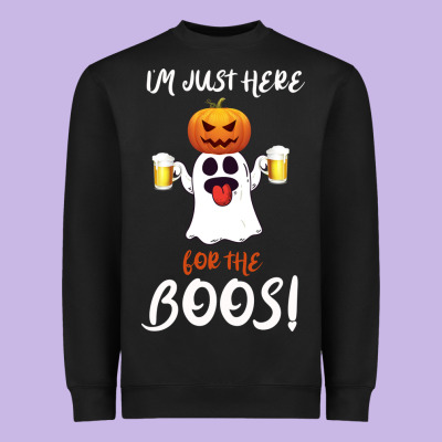 I'm Just Here For The Boos Heavyweight Sweatshirt Designed By Bettercallsaul