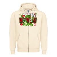 Sandshell nurse claus christmas Zipper Hoodie - CowGirlArtShop