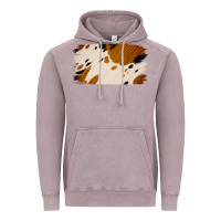 Vintage Zinc Cowhide Black and Light Brown Brushstroke Vintage Hoodie - Jasminsmagicworld