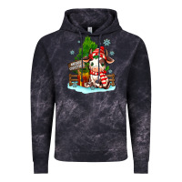 Cloud Black merry christmas cow Vintage Hoodie - MaliasSmallBusiness