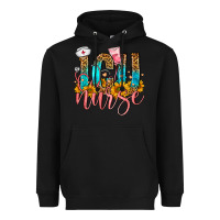 Black Western ICU Intensive Care Unit Nurse Heavyweight Hoodie - FaDigitalArtStudio