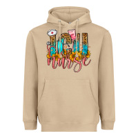 Mushroom Western ICU Intensive Care Unit Nurse Heavyweight Hoodie - FaDigitalArtStudio
