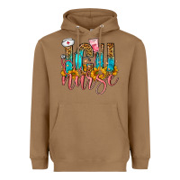 Toasted Coconut Western ICU Intensive Care Unit Nurse Heavyweight Hoodie - FaDigitalArtStudio