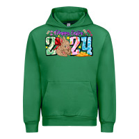 Emerald Happy Easter 2024 Urban Hoodie - CowhideDigitalArt