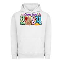 Pigment Lunar Rock Happy Easter 2024 Urban Hoodie - CowhideDigitalArt